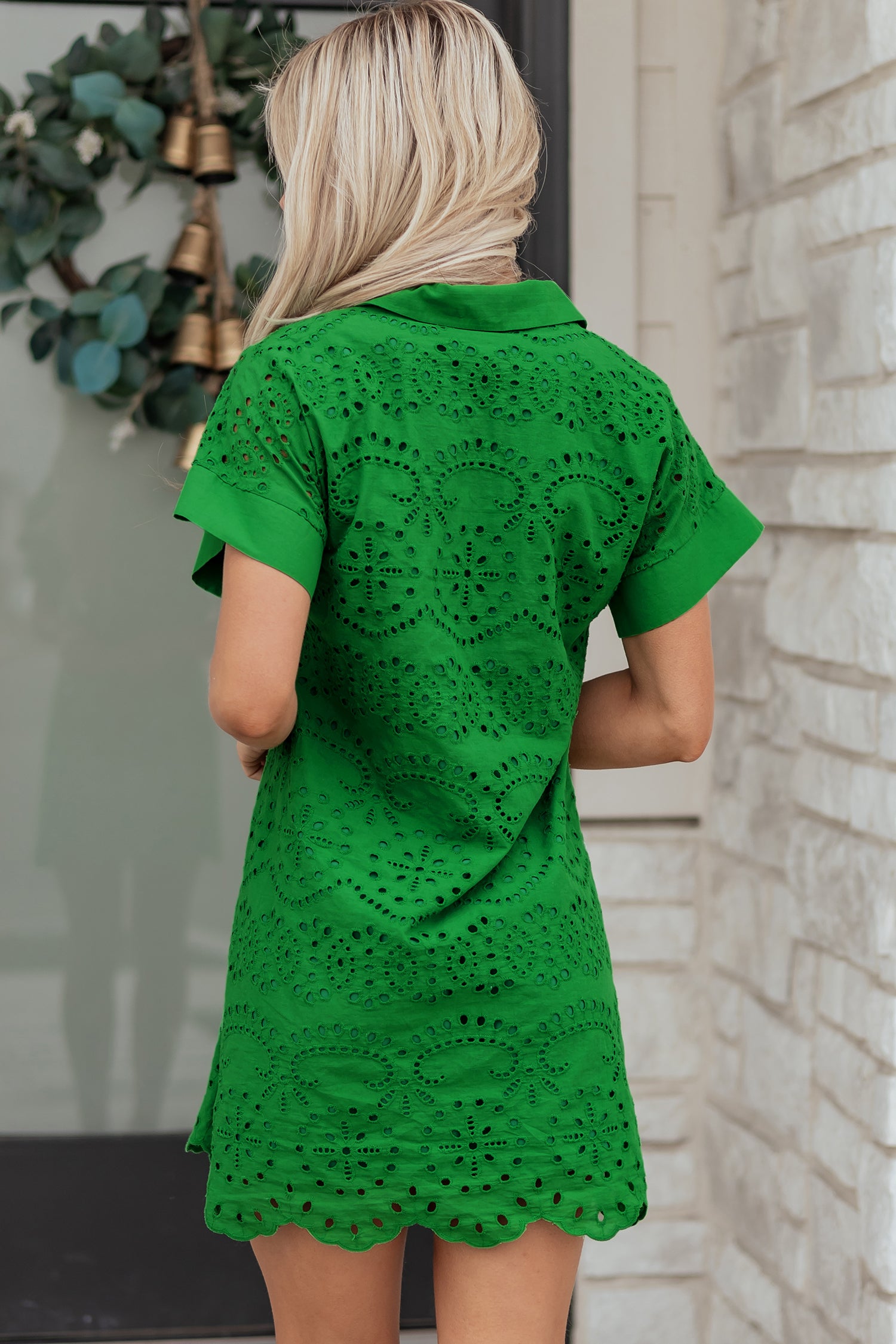 DREAM ON EYELET DRESS