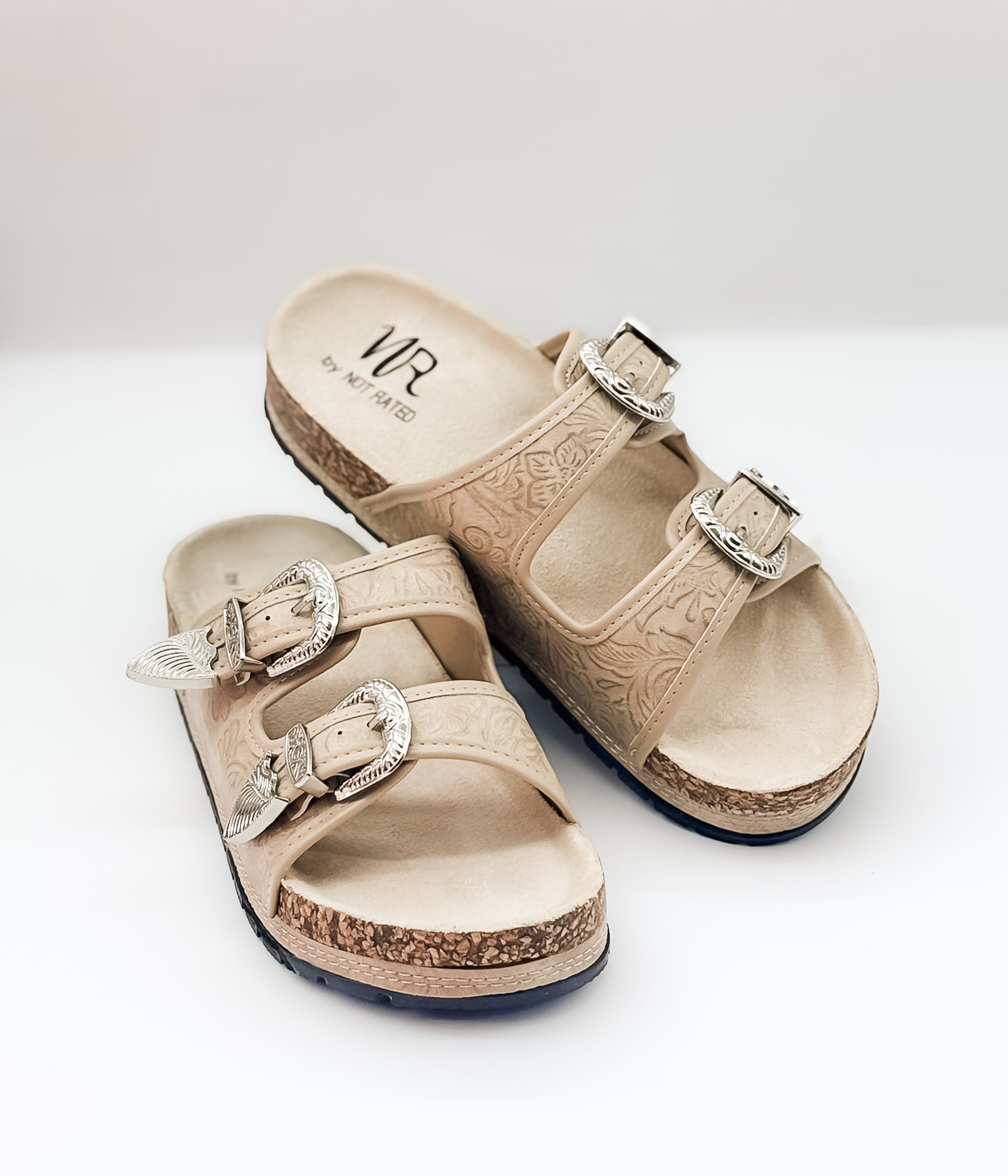 Morgana Western Sandal in Green