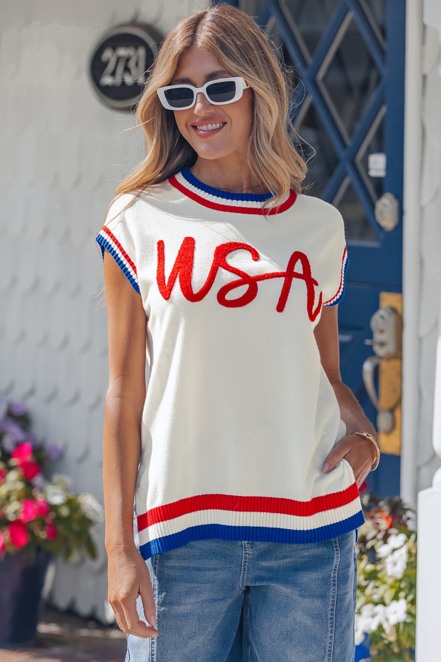JESSICA'S USA TOP