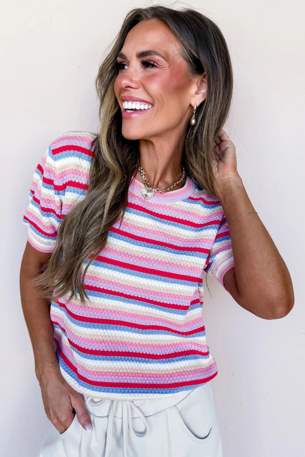 GLOW IN STRIPES TOP