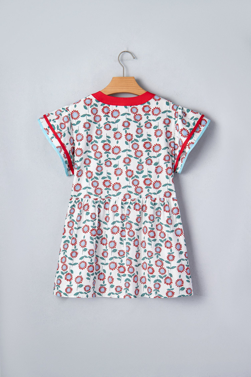 FLORAL FLUTTER RWB TOP