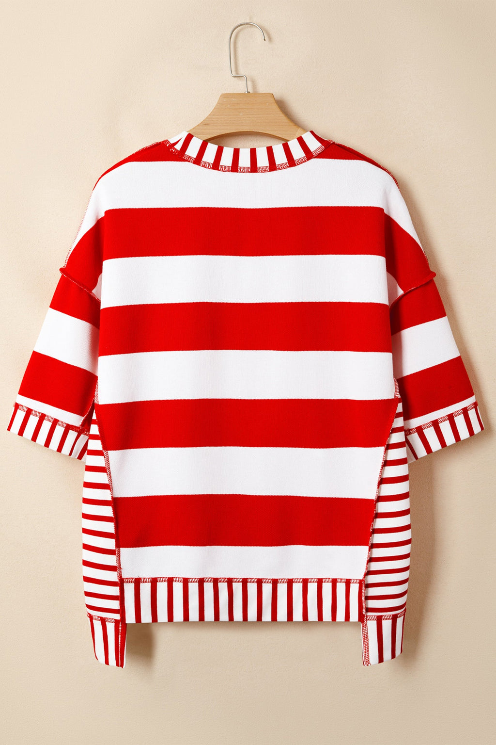 BOW STRIPED AMERICANA TOP