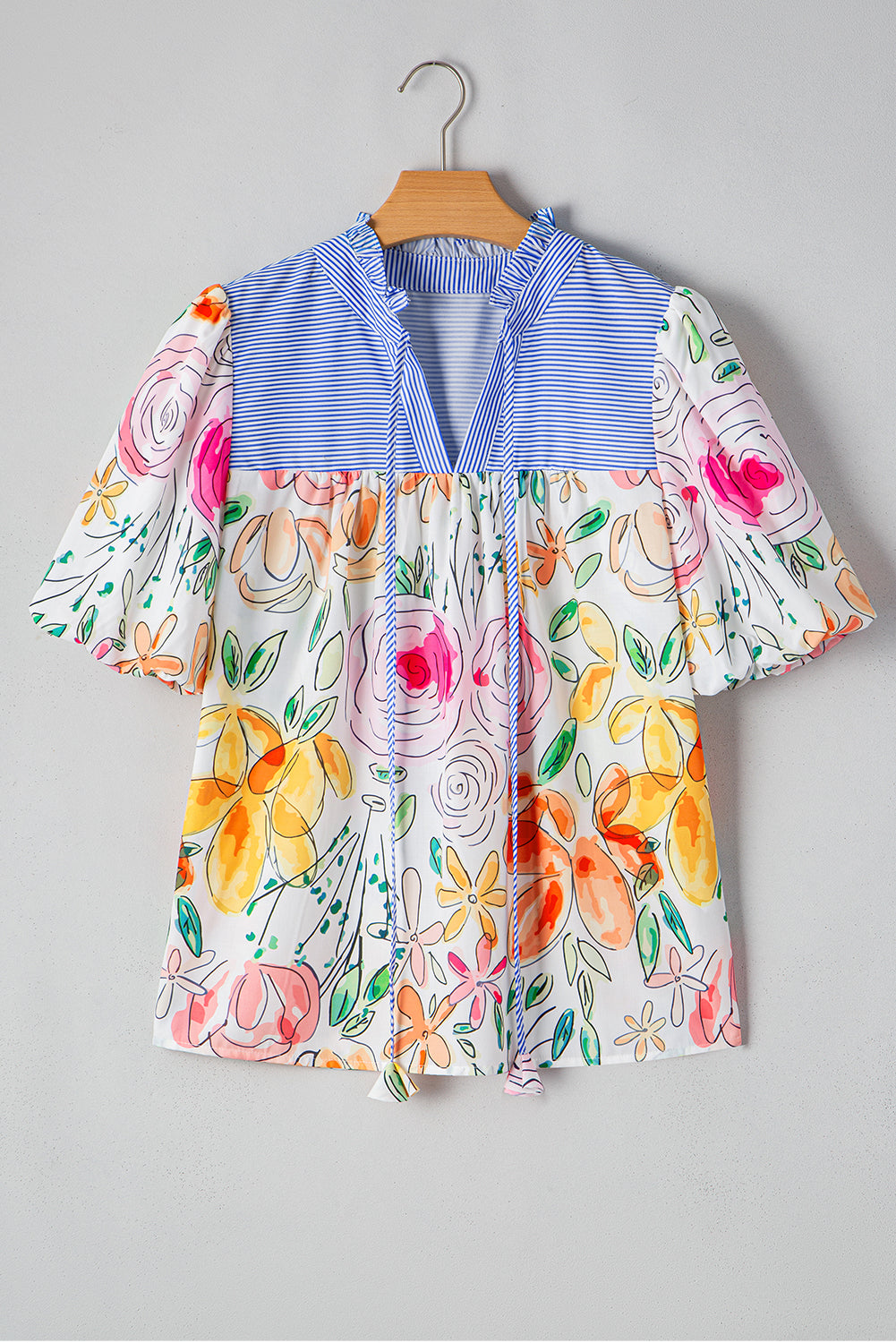 CHATEAU ROSE STRIPE TOP