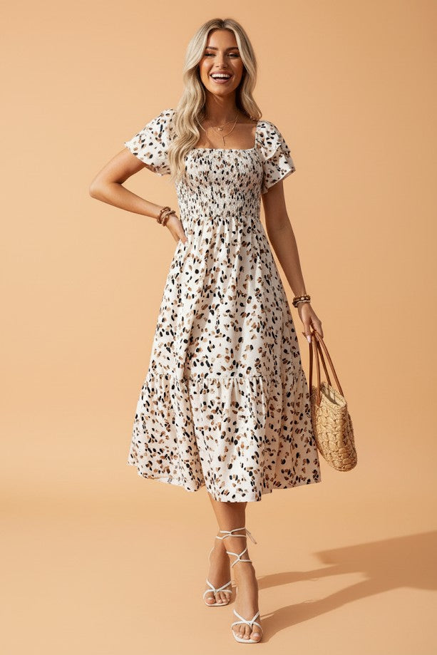 CHARMING LEOPARD DRESS