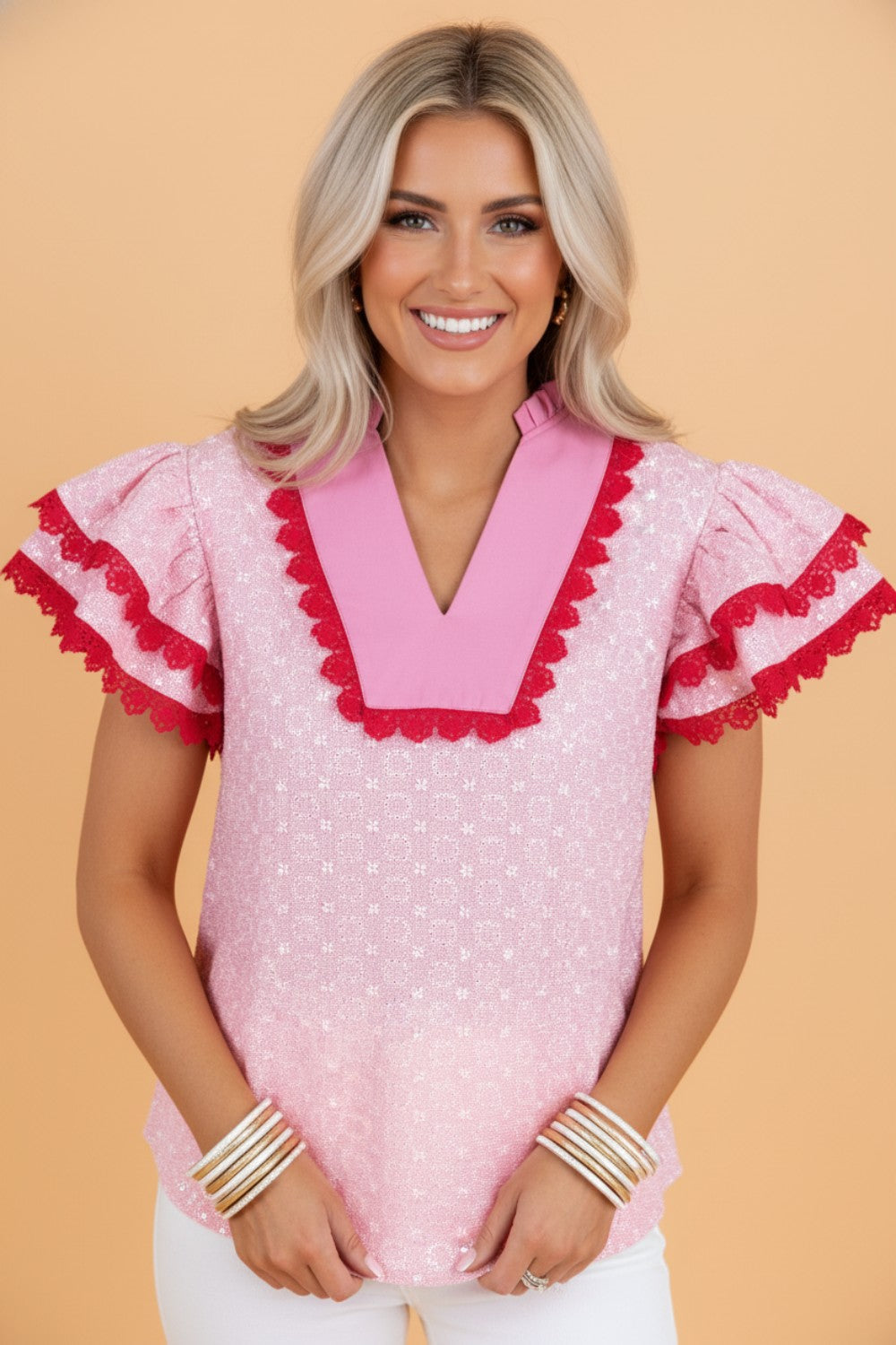 NICHELLE PINK TOP