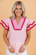 NICHELLE PINK TOP