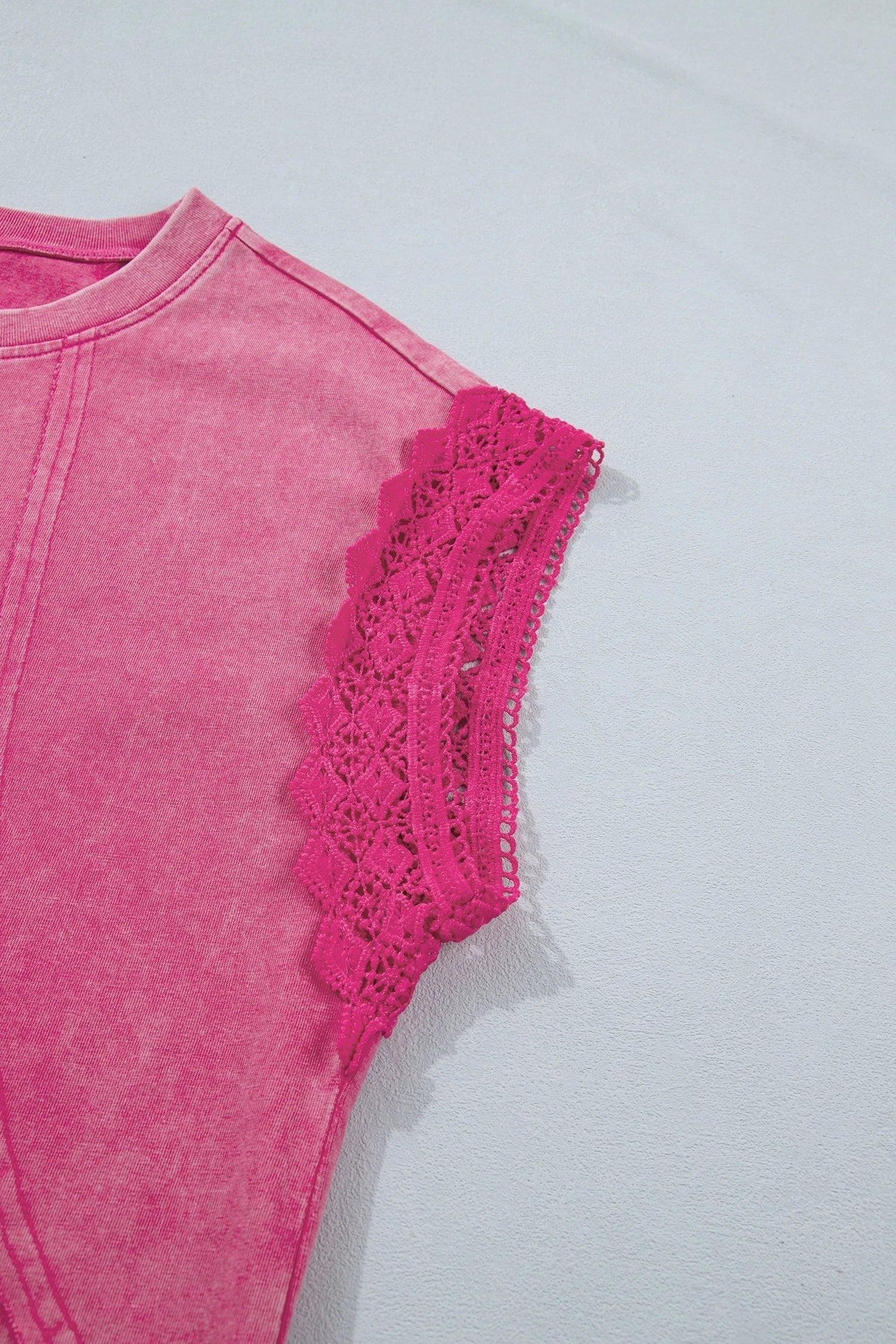 LACEY BIGHT PINK TOP
