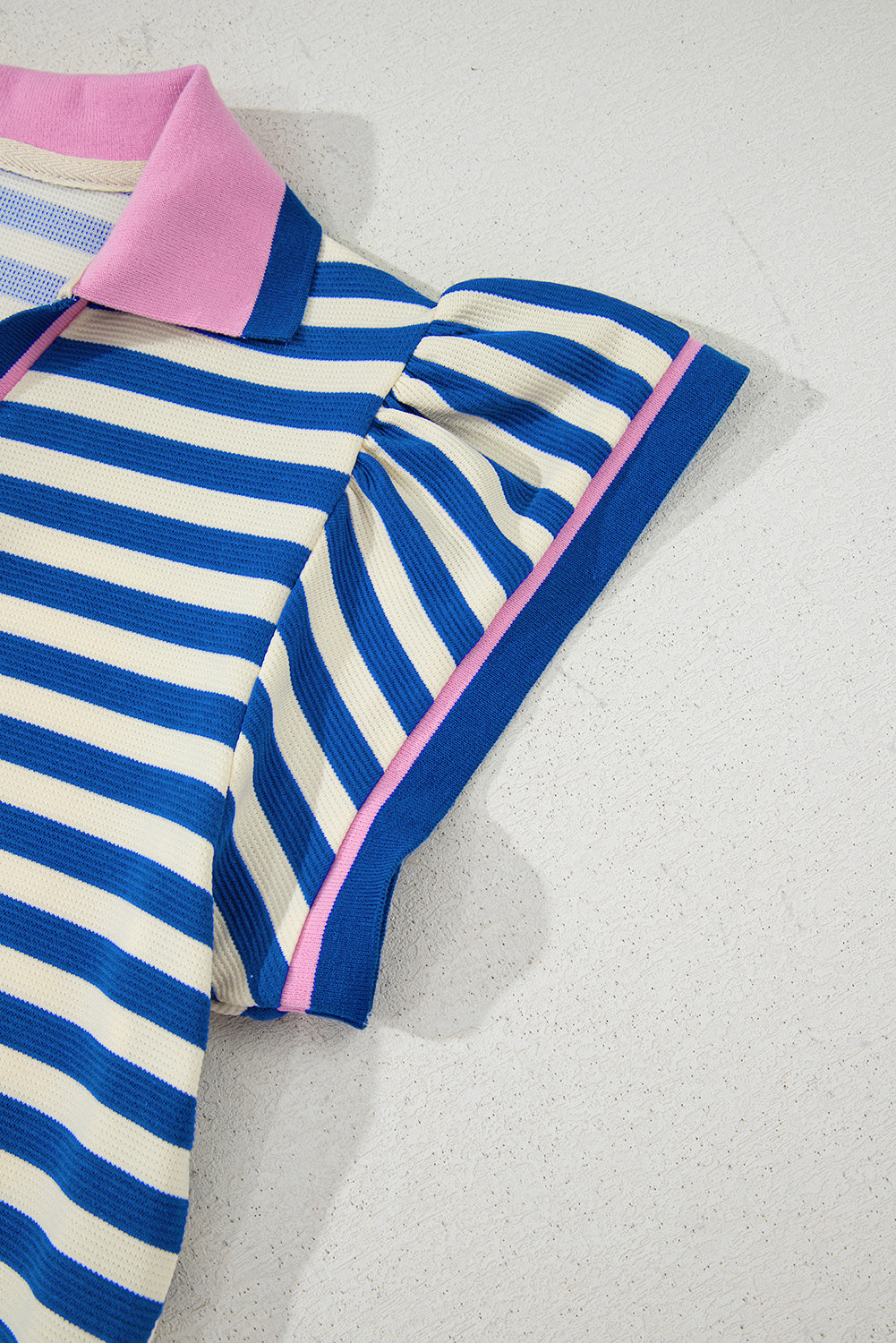 PAISLEE FLUTTER STRIPE DRESS