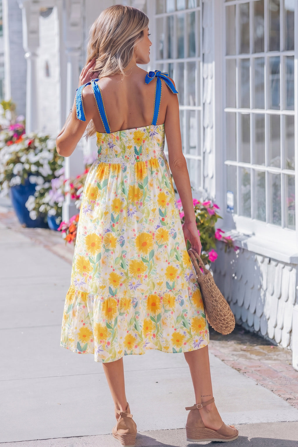 SOUTHERN BELLE FLORAL DRESS