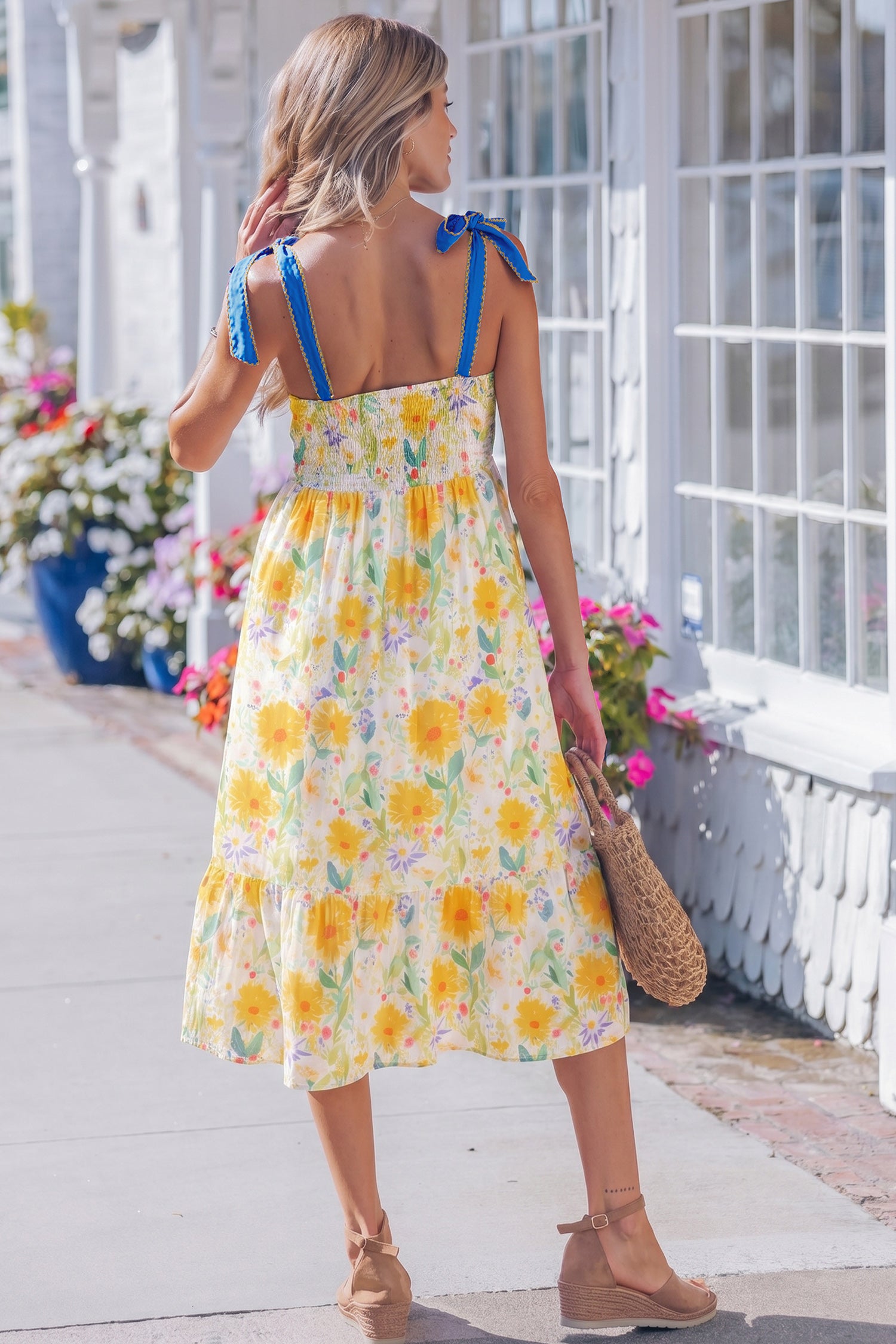 SOUTHERN BELLE FLORAL DRESS