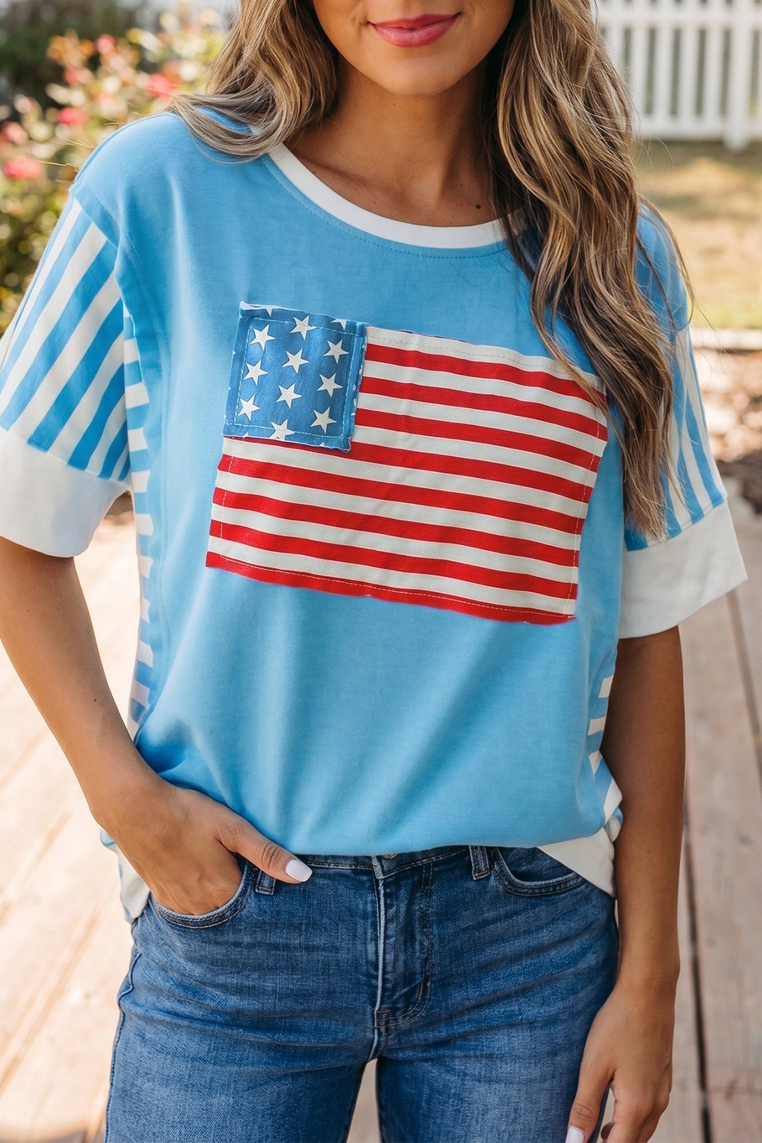 FLAG COLORBLOCK TOP