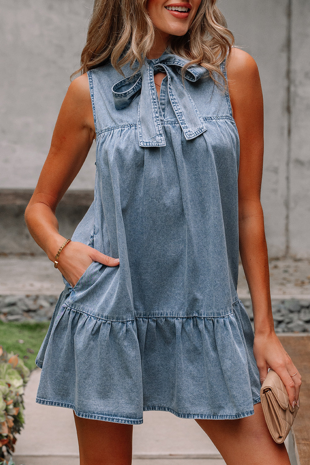 MADAM DENIM DRESS