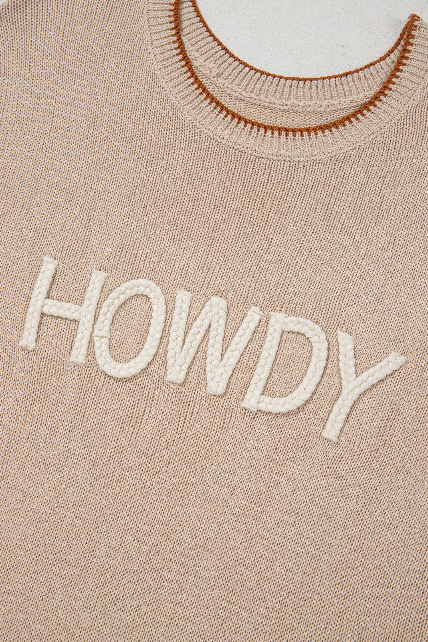 HOWDY CUTE COFFEE TOP