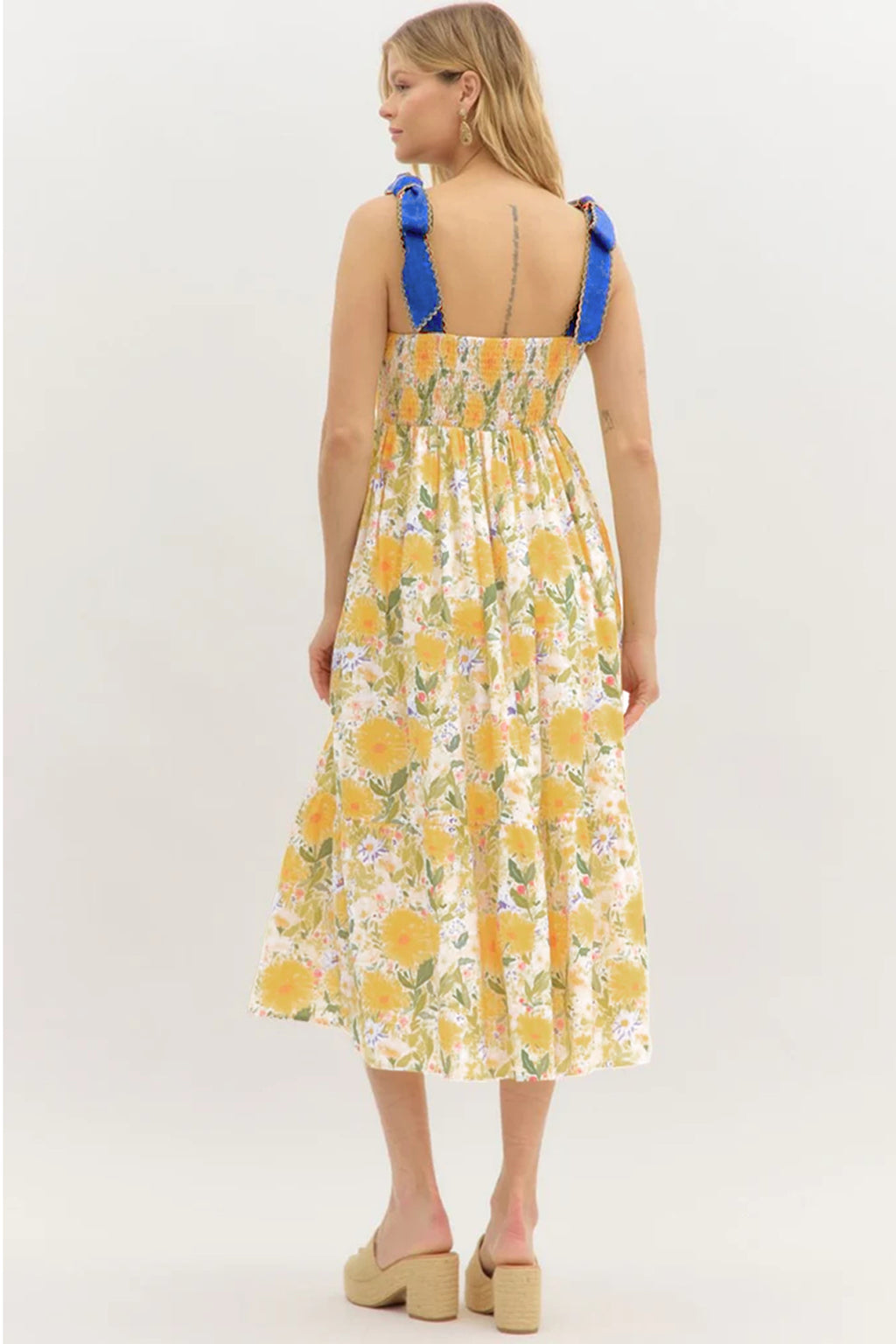 SOUTHERN BELLE FLORAL DRESS