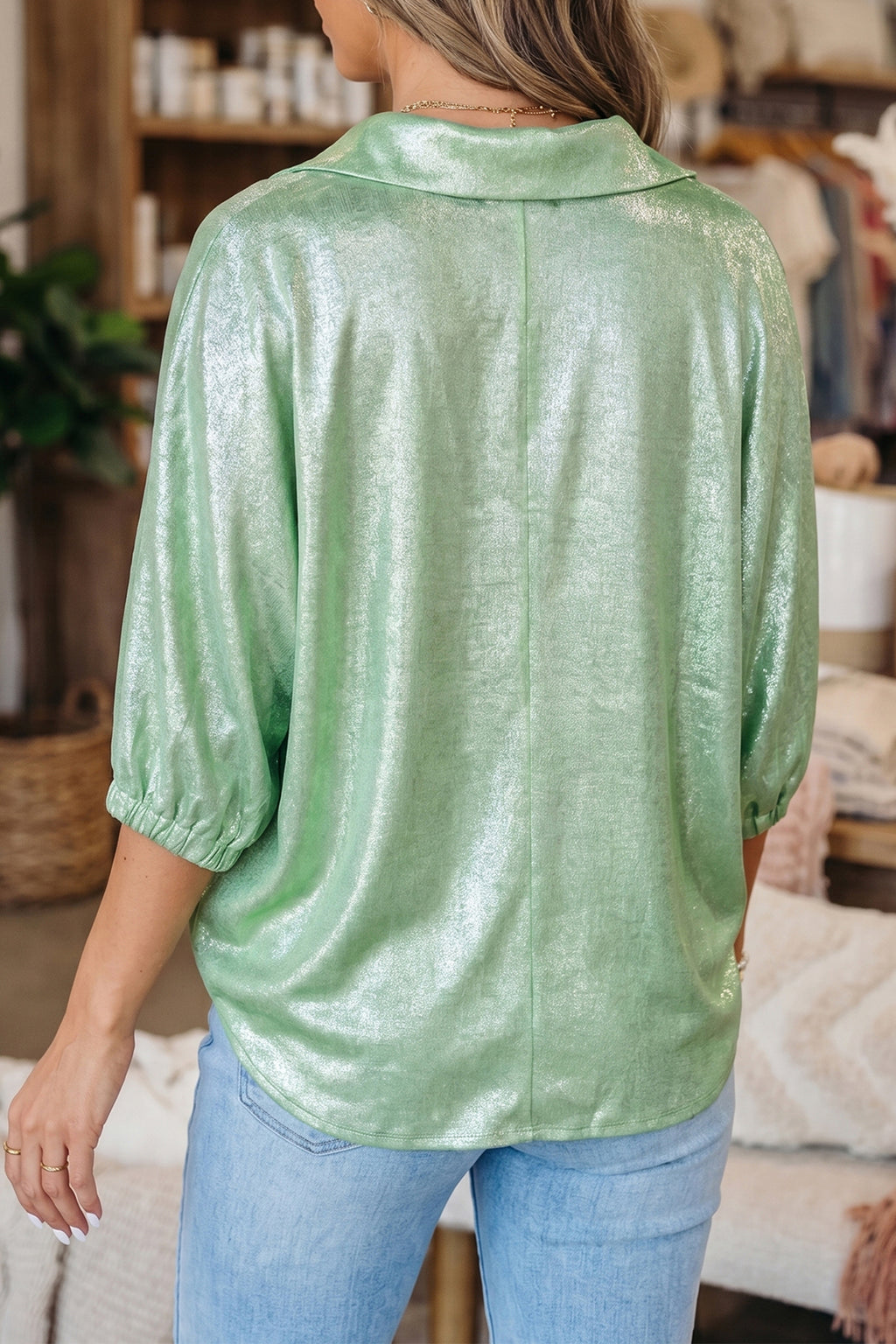 METALLIC & CHIC TOP