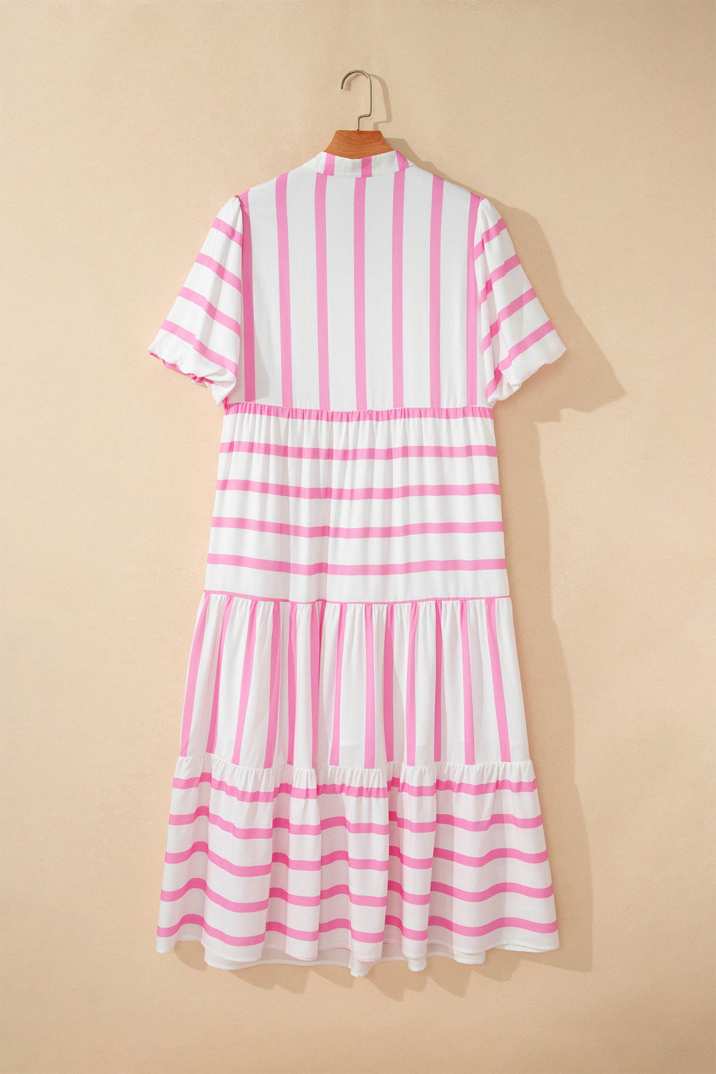 BREEZY PINK BEACH DRESS