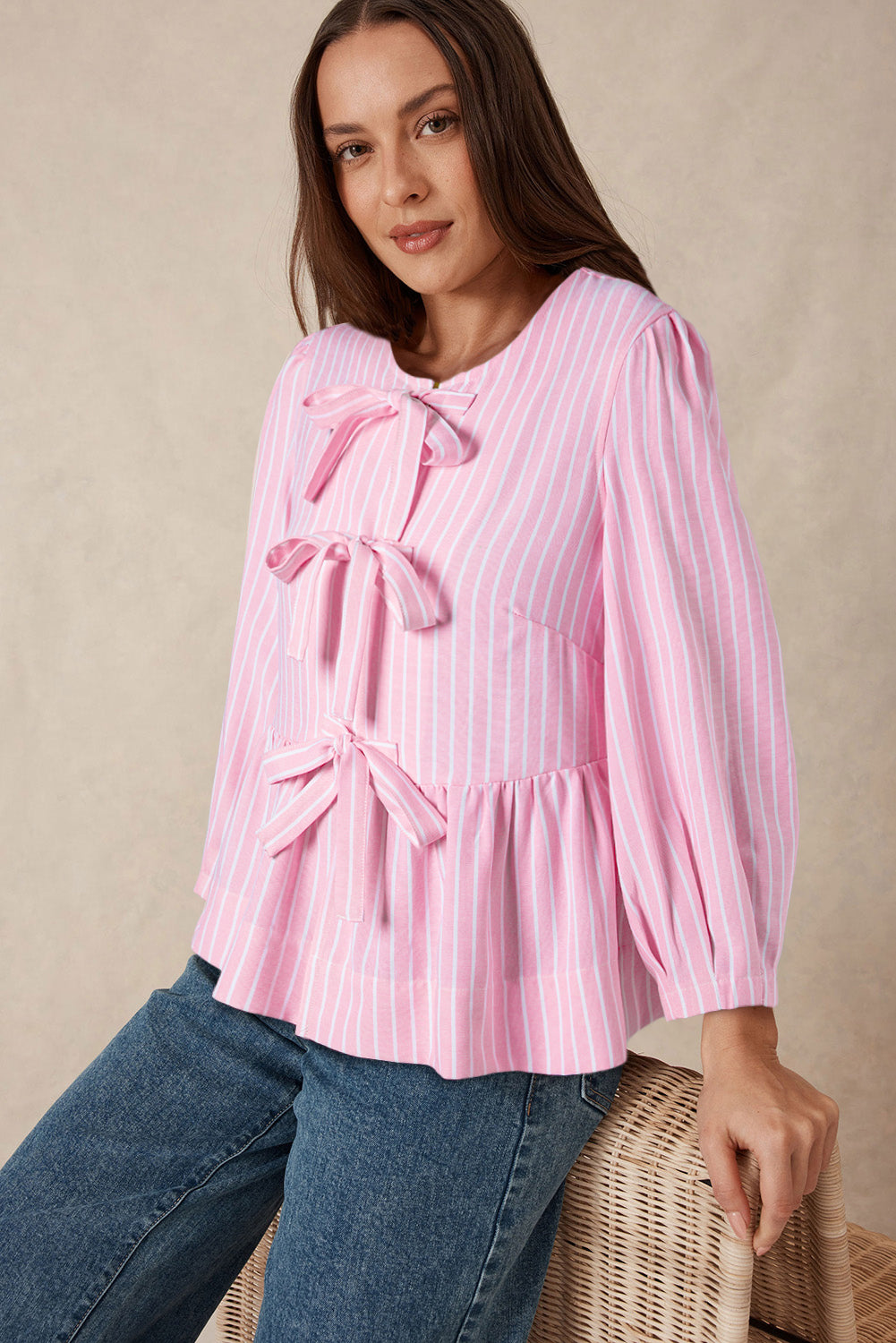 CANDY STRIPE DOLL TOP
