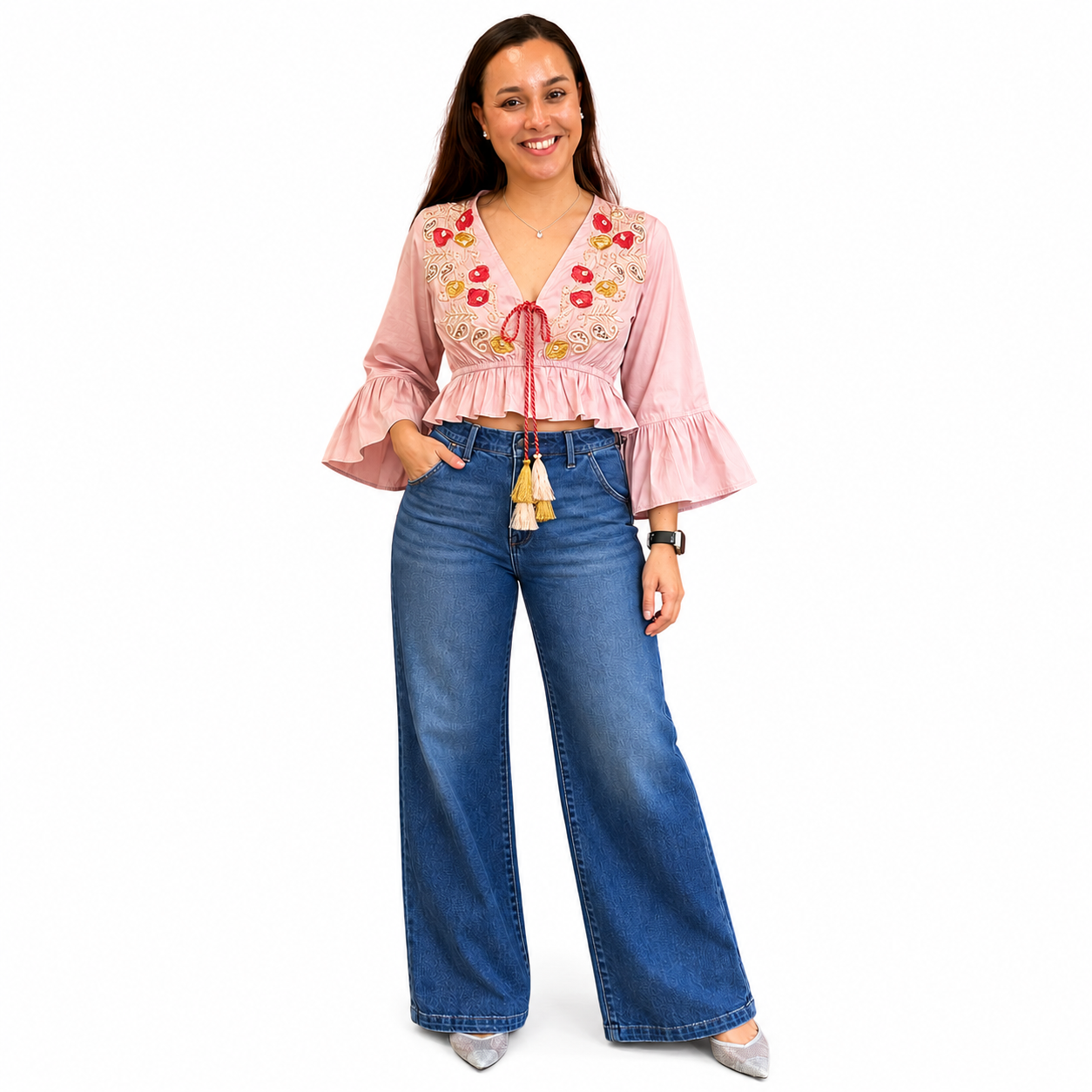 BONITA IN PARIS PINK TOP