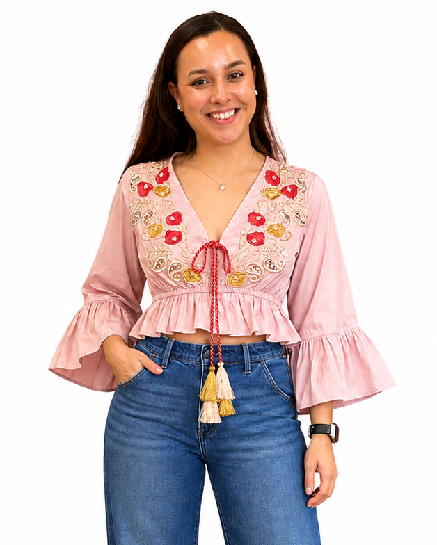 BONITA IN PARIS PINK TOP