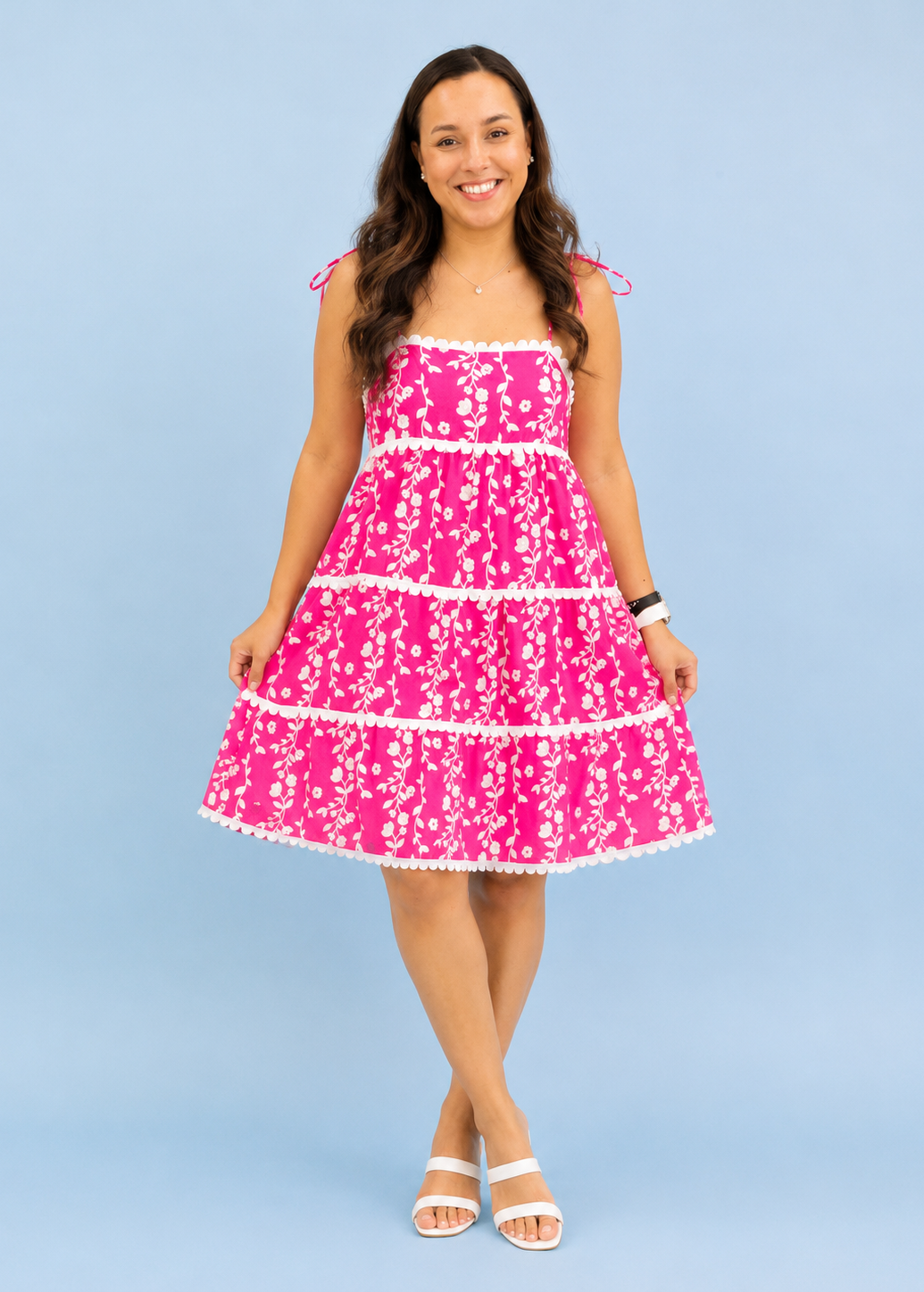 HOT PINK BEACH DRESS