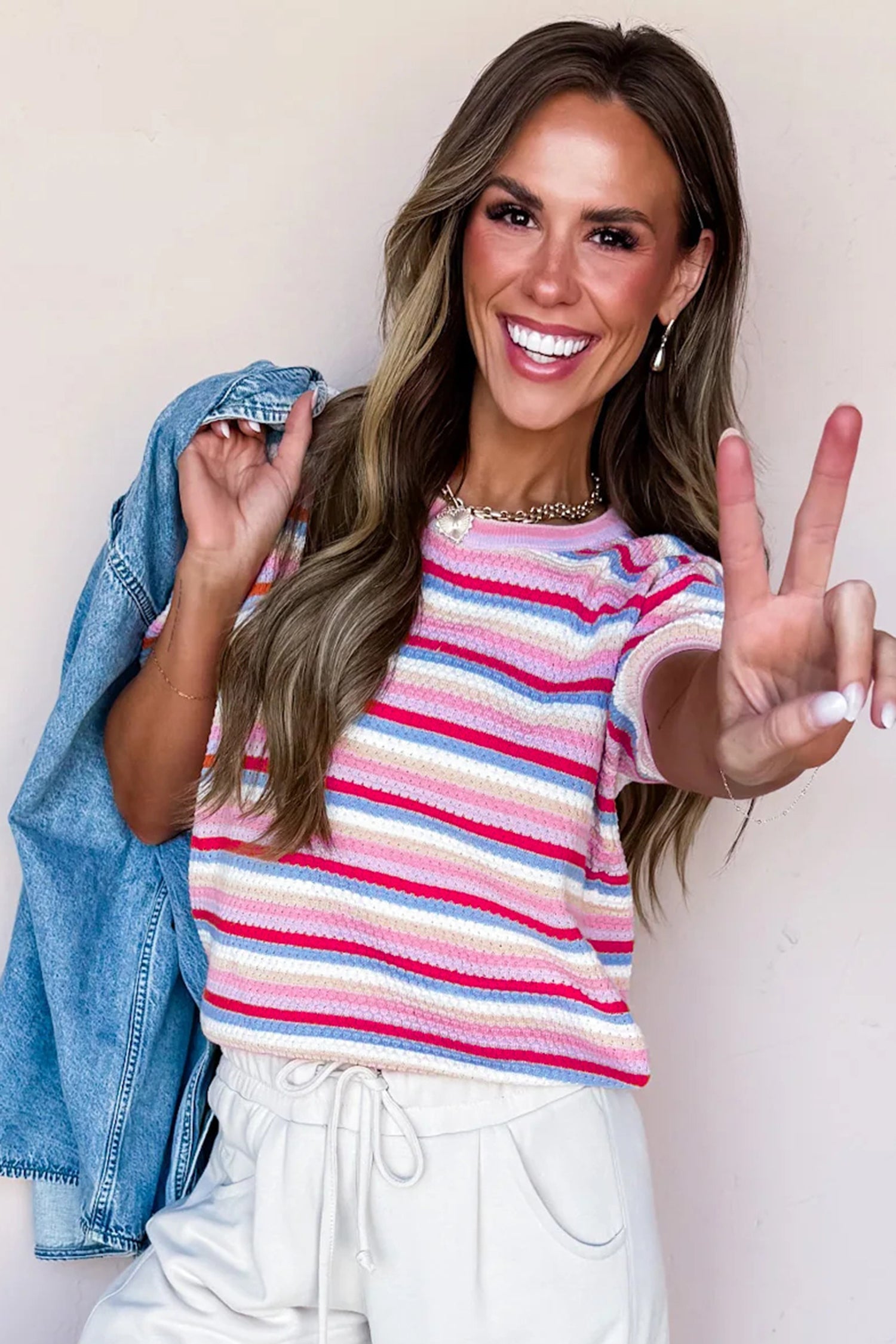 GLOW IN STRIPES TOP