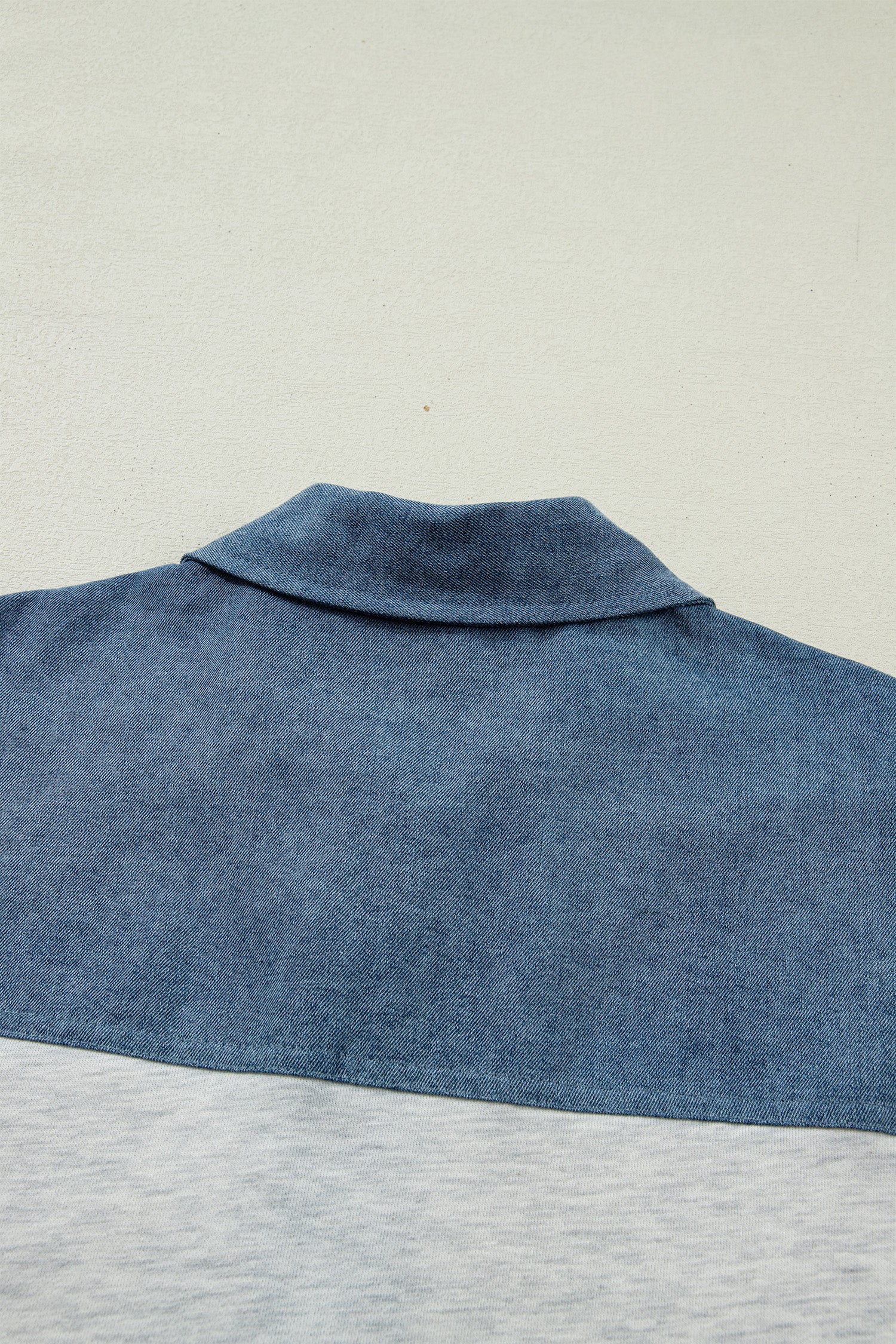 COLORBLOCK DENIM TOP