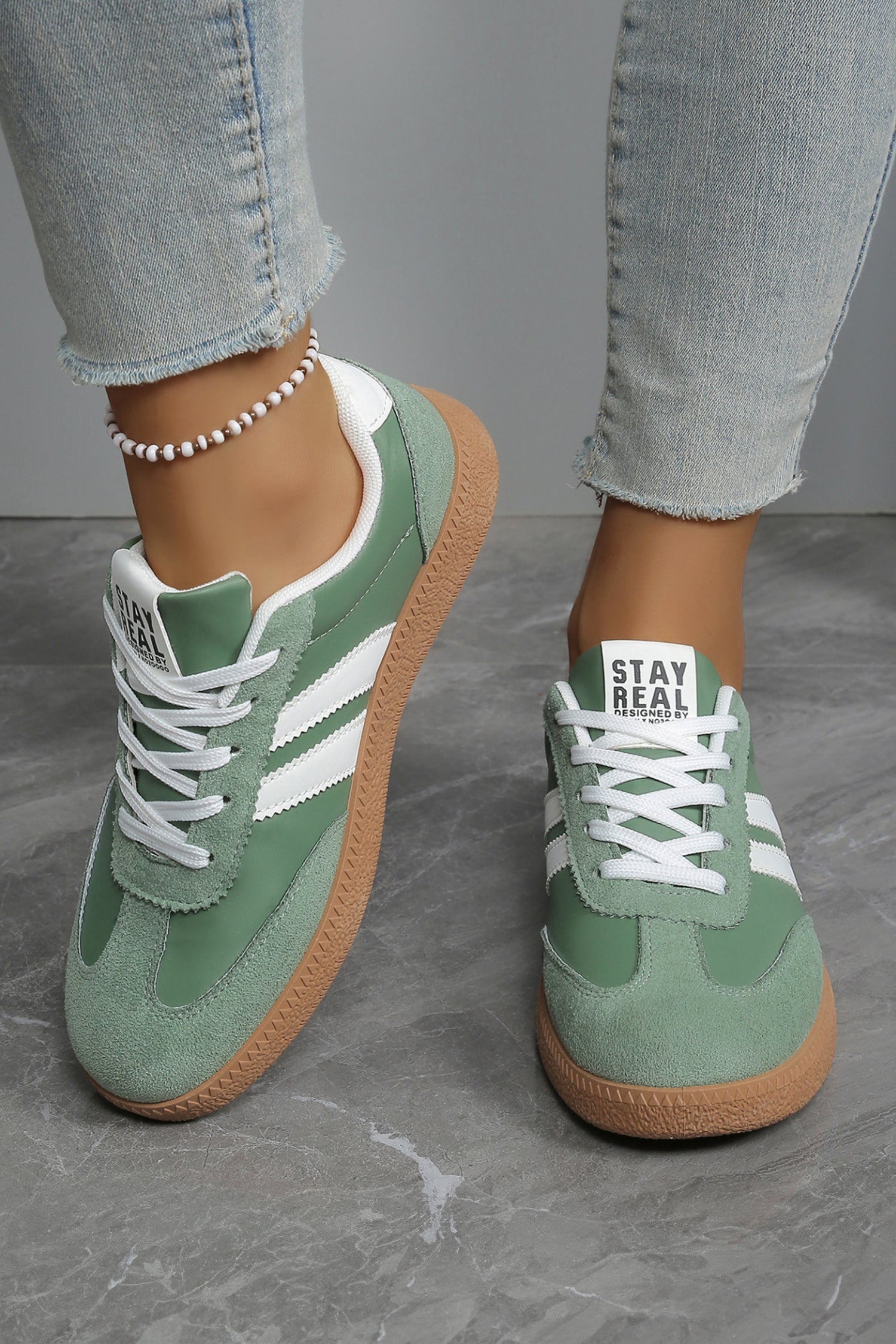 Ashleigh Blue Varsity Sneakers