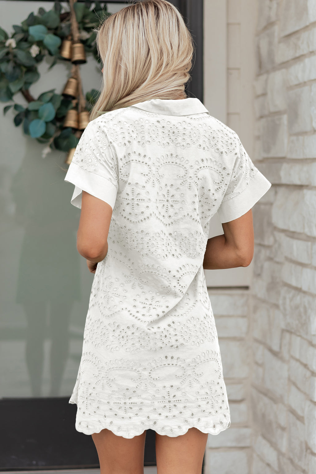 DREAM ON EYELET DRESS