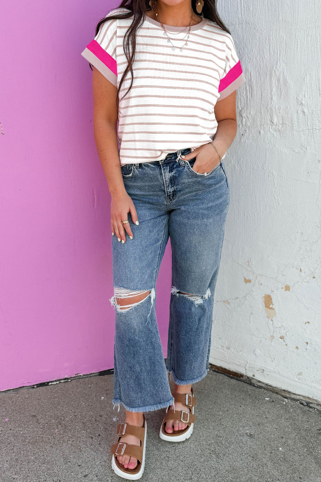 CAMILLE STRIPE TOP