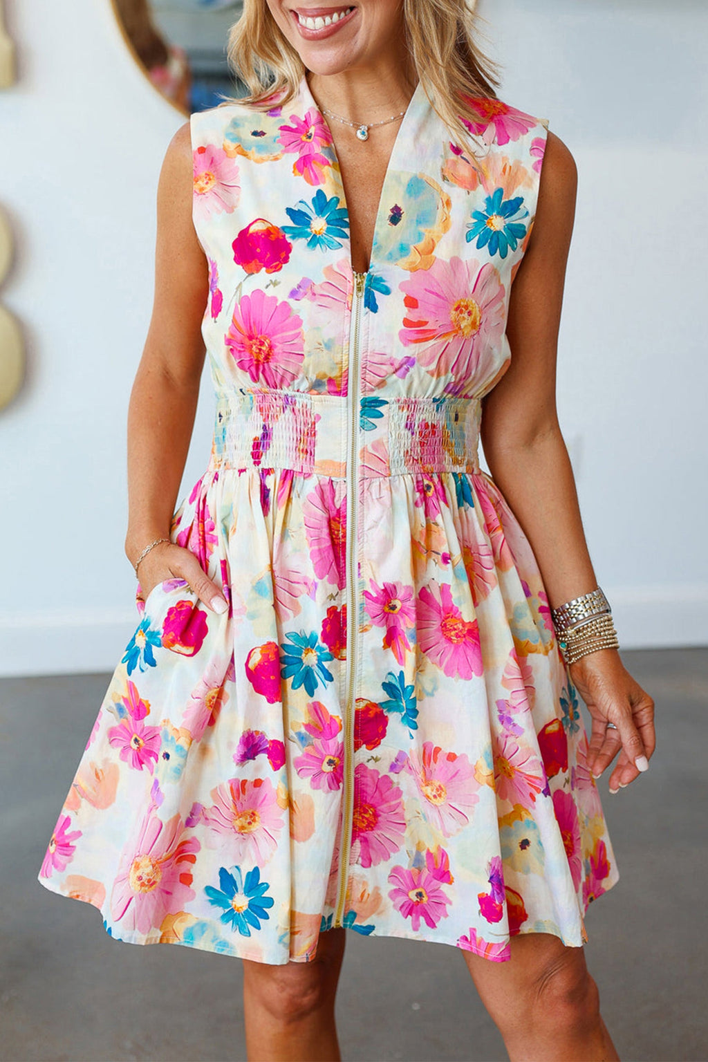 VIBRANT DAISY DRESS