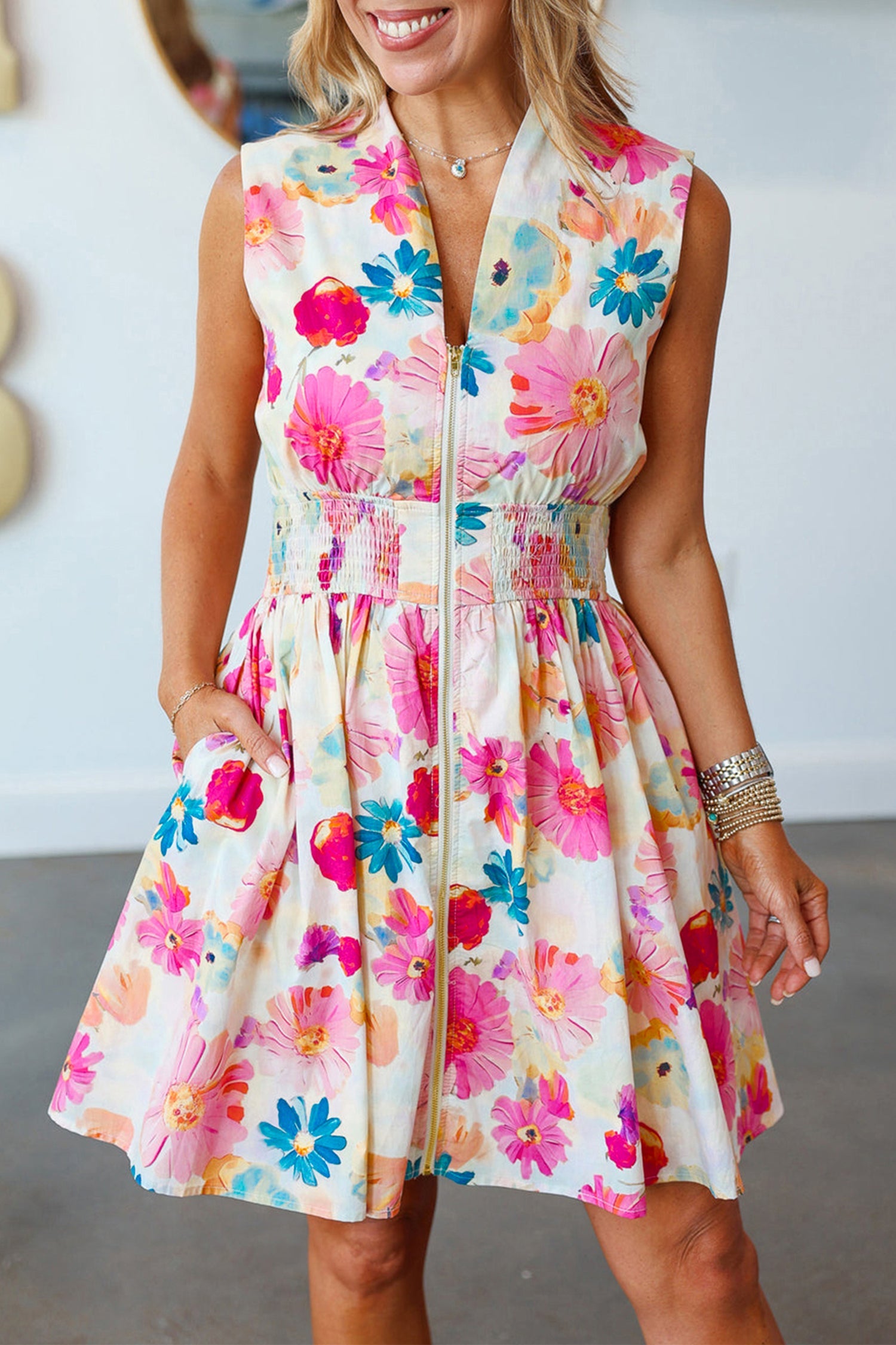 VIBRANT DAISY DRESS