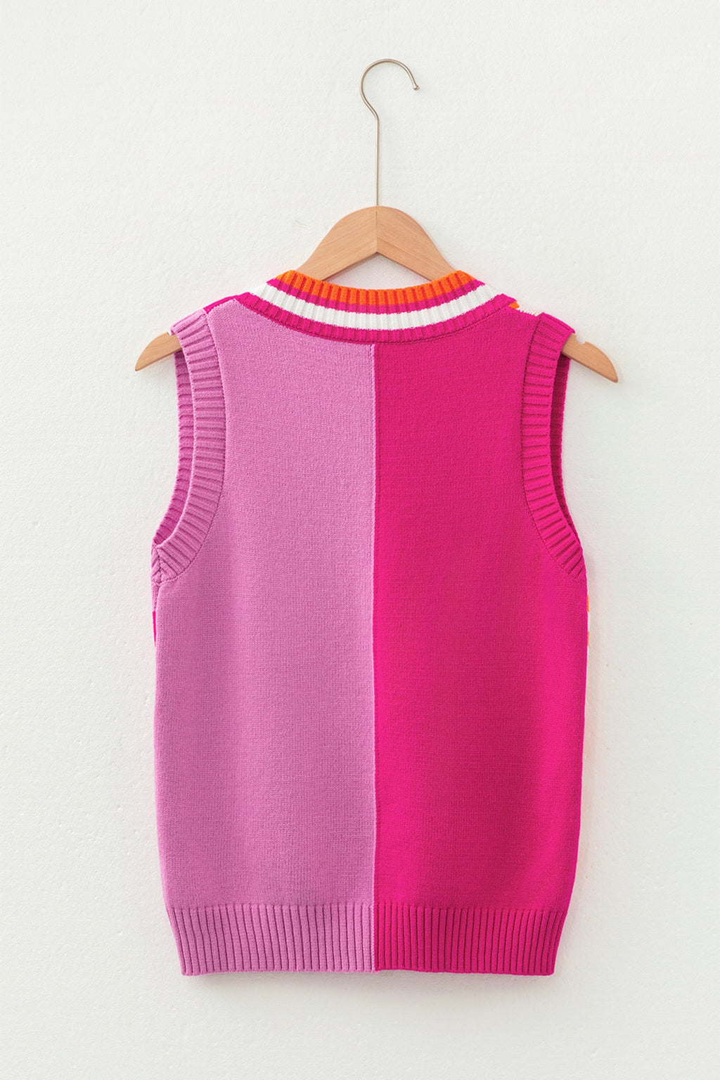 LADY IN PINK SWEATER TOP