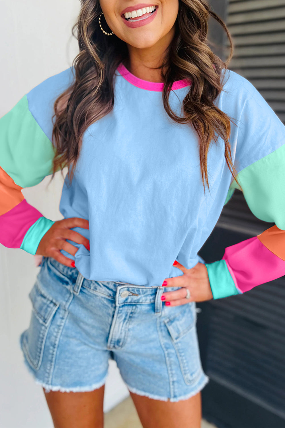 AGAVE COLOR BLOCK TOP