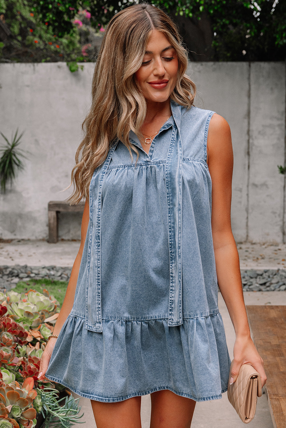 MADAM DENIM DRESS