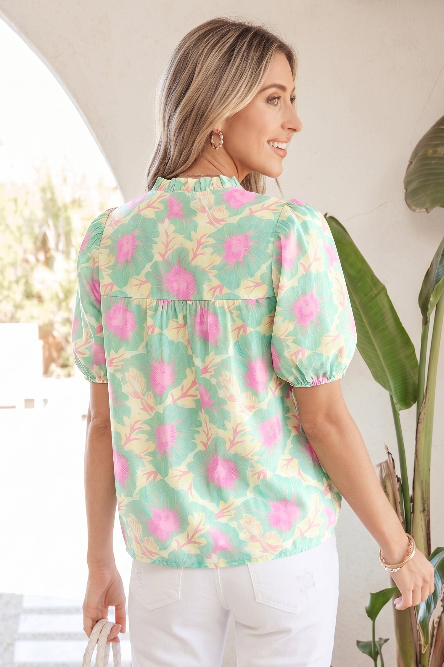 FLORAL SPRING TOP