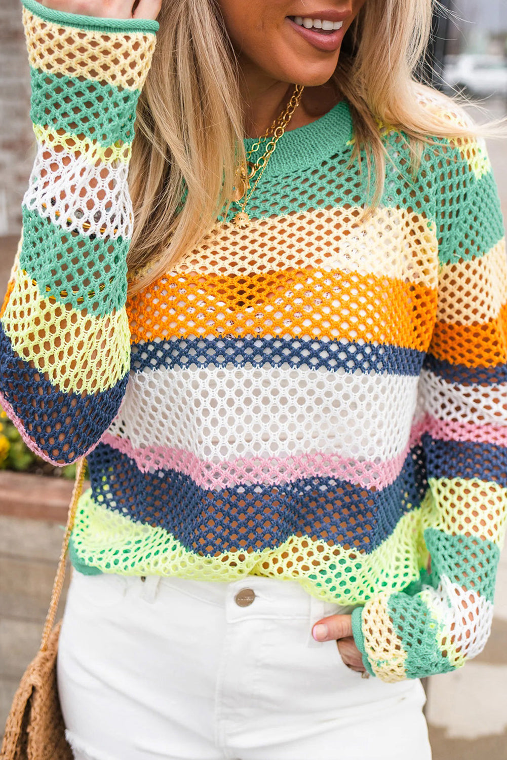 ROSE RAINBOW TOP