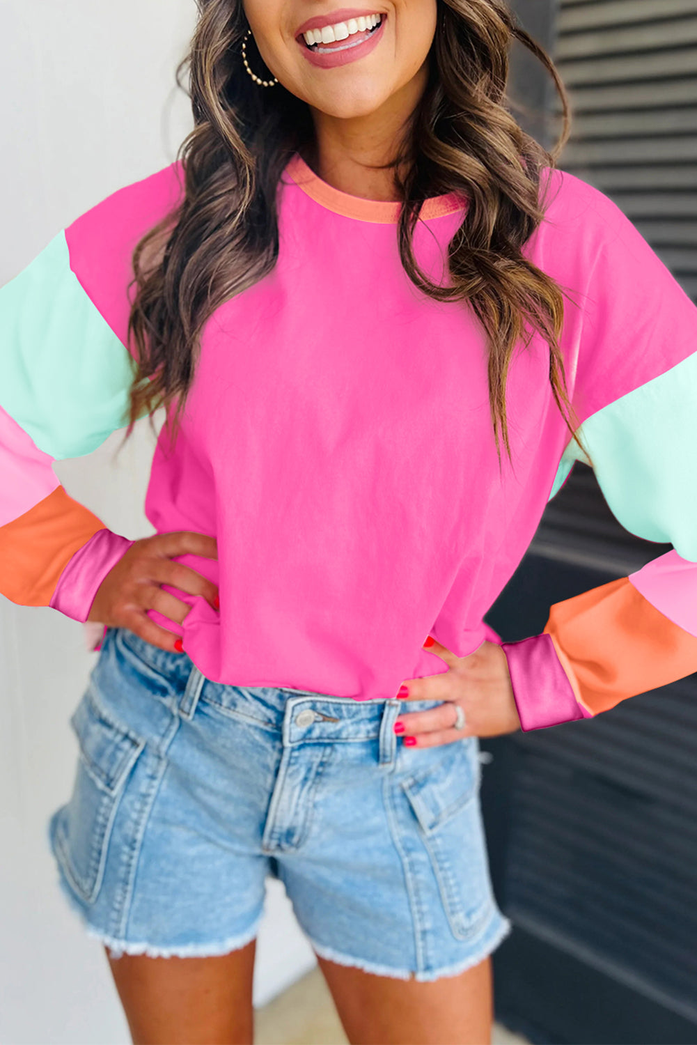 AGAVE COLOR BLOCK TOP
