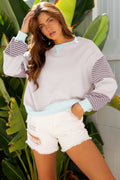 JACY COLORBLOCK SWEATERSHIRT