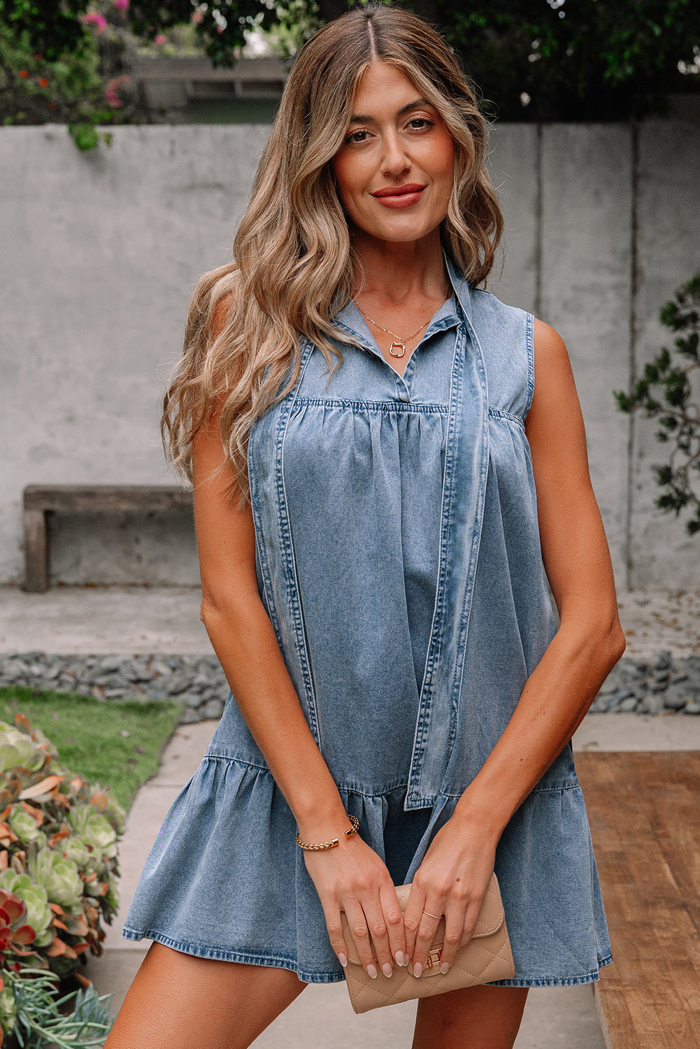 MADAM DENIM DRESS