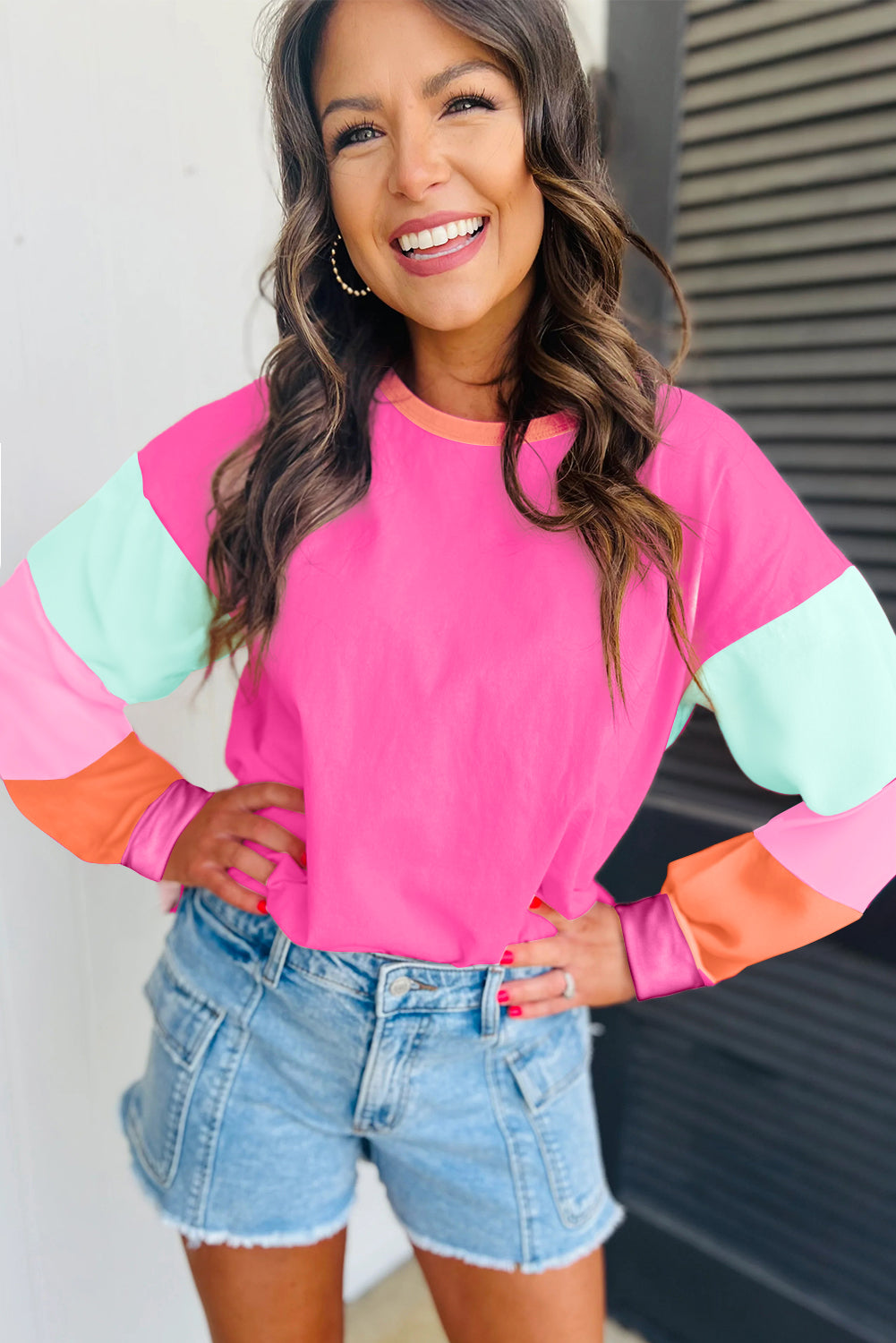 AGAVE COLOR BLOCK TOP