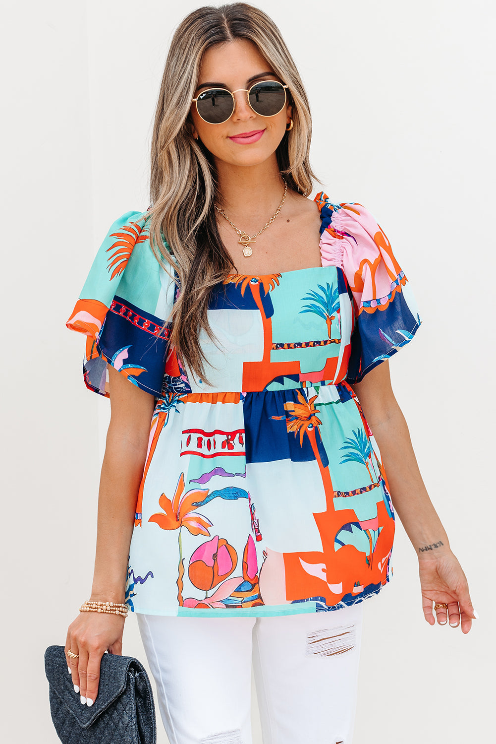 TROPICAL DOLL TOP