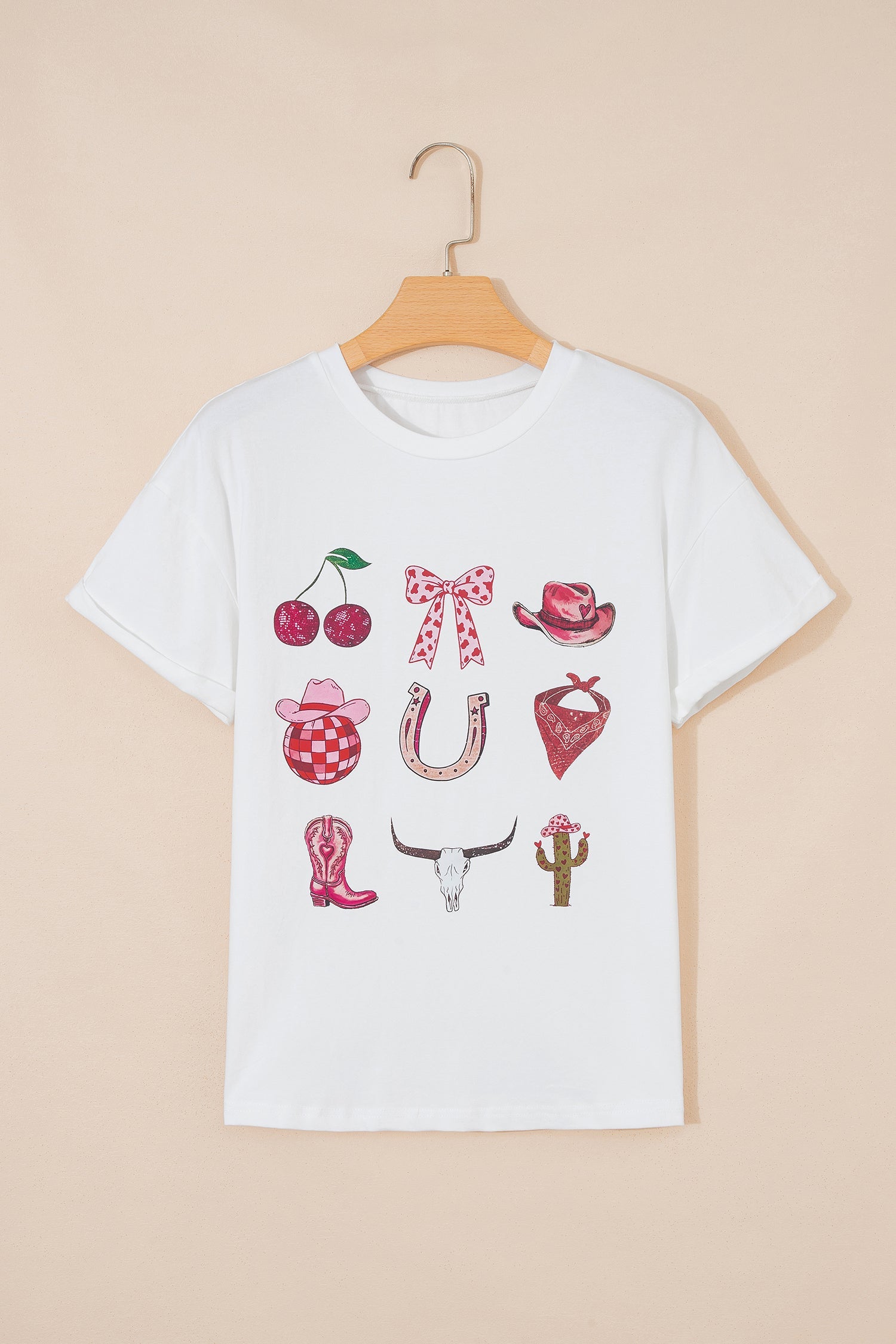 WESTERN COWGIRL TEE TOP