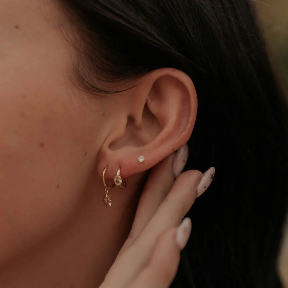 Aspen Diamond Hoops