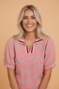 GINGHAM AMERICAN PICNIC TOP
