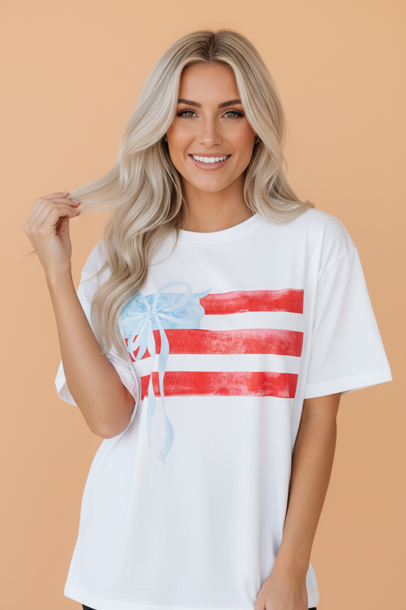 NIKKI'S FLAG TOP