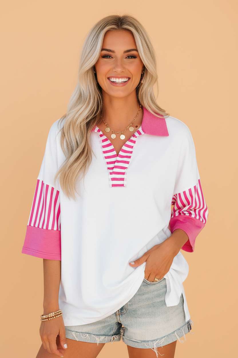 SPORTY COLORBLOCK TOP