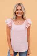 MACARON RUFFLE TOP