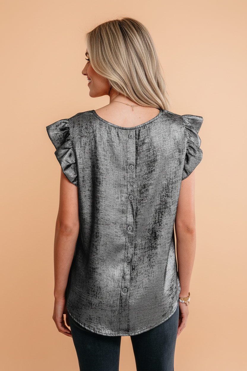 METALLIC MAMA TOP
