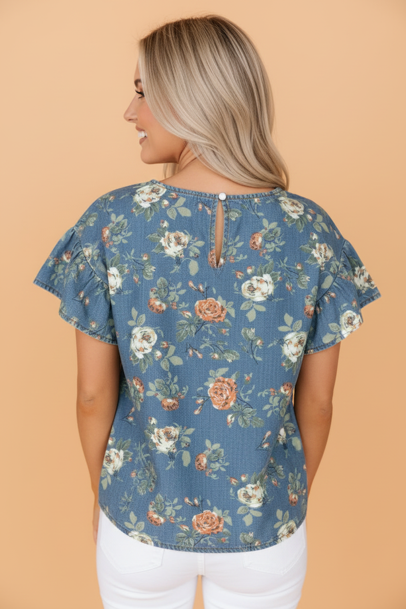 KIMMY BLUE TOP