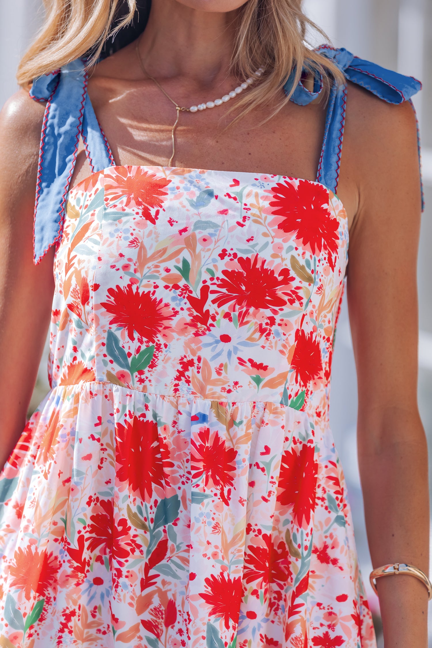 SOUTHERN BELLE FLORAL DRESS